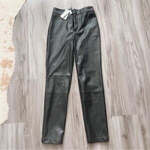 Express Black Leather Pants
